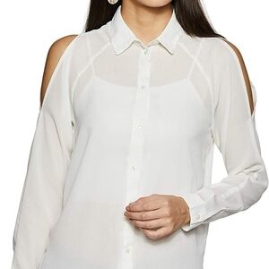 Only  white button‎ down shirt